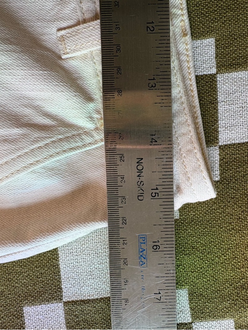 TOAST UK, Women's Cream Carpenter Jeans - Casual Straight Leg - Picture 4 of 7